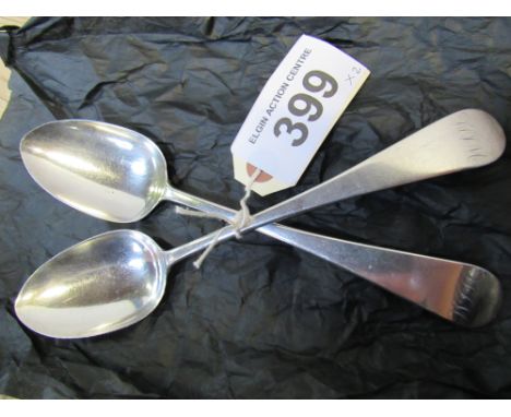  Sale Item:    PAIR EDINBURGH SILVER TABLE SPOONS 1871  Vat Status:   No Vat   Buyers Premium:  This lot is subject to a Buye