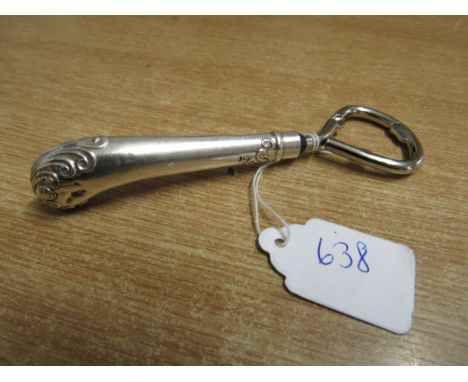  Sale Item:    SILVER HANDLE BOTTLE OPENER SHEFFIELD 1911  Vat Status:   No Vat   Buyers Premium:  This lot is subject to a B