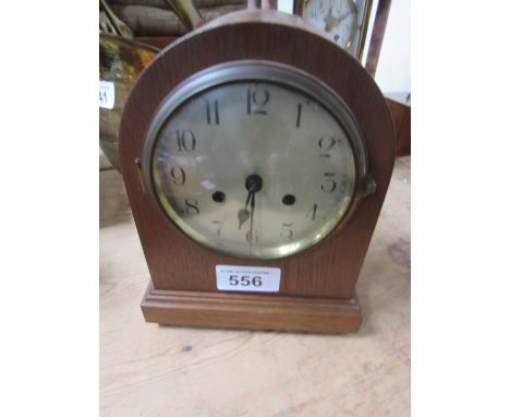  Sale Item:    OAK MANTLE CLOCK   Vat Status:   No Vat   Buyers Premium:  This lot is subject to a Buyers Premium of 15% + Va