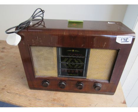  Sale Item:    BUSH RADIO (AF)   Vat Status:   No Vat   Buyers Premium:  This lot is subject to a Buyers Premium of 15% + Vat