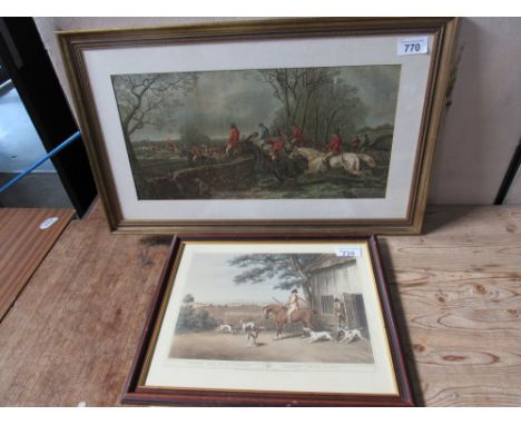  Sale Item:    2 FOX HUNTING PRINTS (AF)   Vat Status:   No Vat   Buyers Premium:  This lot is subject to a Buyers Premium of