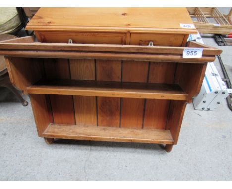  Sale Item:    PINE WALL SHELF   Vat Status:   No Vat   Buyers Premium:  This lot is subject to a Buyers Premium of 15% + Vat