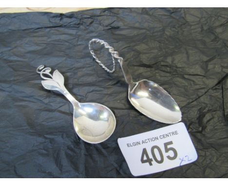  Sale Item:    DANISH & NORWAY CADDY SPOONS   Vat Status:   No Vat   Buyers Premium:  This lot is subject to a Buyers Premium