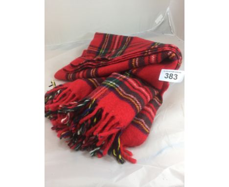  Sale Item:    TARTAN RUG (AF)   Vat Status:   No Vat   Buyers Premium:  This lot is subject to a Buyers Premium of 15% + Vat