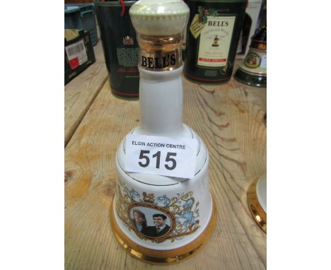  Sale Item:    BELLS DECANTER-NO BOX PRINCE ANDREW & FERGIE WEDDING  Vat Status:   No Vat   Buyers Premium:  This lot is subj