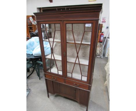  Sale Item:    INLAID DISPLAY CABINET   Vat Status:   No Vat   Buyers Premium:  This lot is subject to a Buyers Premium of 15