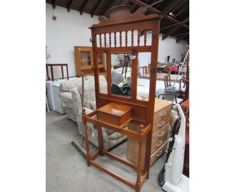  Sale Item:    OAK HALL STAND (AF)   Vat Status:   No Vat   Buyers Premium:  This lot is subject to a Buyers Premium of 15% +
