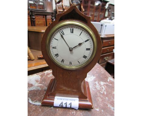  Sale Item:    ART NOUVEAU INLAID MANTLE CLOCK (AF)  Vat Status:   No Vat   Buyers Premium:  This lot is subject to a Buyers 