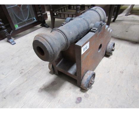  Sale Item:    METAL CANNON   Vat Status:   No Vat   Buyers Premium:  This lot is subject to a Buyers Premium of 15% + Vat @ 