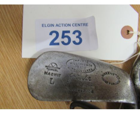  Sale Item:    3 WOODEN SHAFTED GOLF CLUBS (AF)   Vat Status:   No Vat   Buyers Premium:  This lot is subject to a Buyers Pre