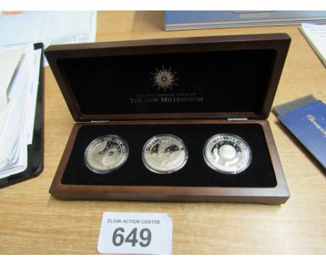  Sale Item:    FIST OFFICIAL COINS OF THE NEW MILLENIUM  Vat Status:   No Vat   Buyers Premium:  This lot is subject to a Buy