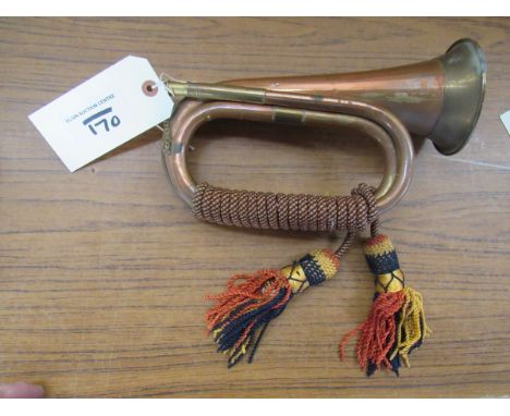  Sale Item:    MILITARY BUGLE   Vat Status:   No Vat   Buyers Premium:  This lot is subject to a Buyers Premium of 15% + Vat 