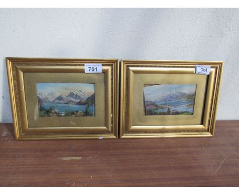  Sale Item:    2 PAINTINGS LAKES (FRAMES AF)   Vat Status:   No Vat   Buyers Premium:  This lot is subject to a Buyers Premiu