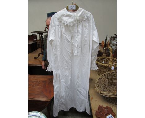  Sale Item:    VICTORIAN NIGHT GOWN   Vat Status:   No Vat   Buyers Premium:  This lot is subject to a Buyers Premium of 15% 