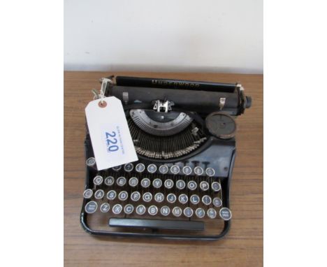  Sale Item:    UNDERWOOD TYPEWRITER (AF)   Vat Status:   No Vat   Buyers Premium:  This lot is subject to a Buyers Premium of