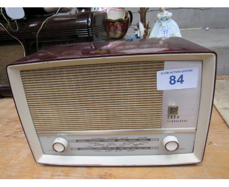  Sale Item:    EKCO TRANSISTOR RADIO   Vat Status:   No Vat   Buyers Premium:  This lot is subject to a Buyers Premium of 15%