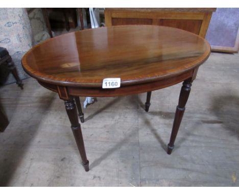  Sale Item:    INLAID HALL TABLE   Vat Status:   No Vat   Buyers Premium:  This lot is subject to a Buyers Premium of 15% + V