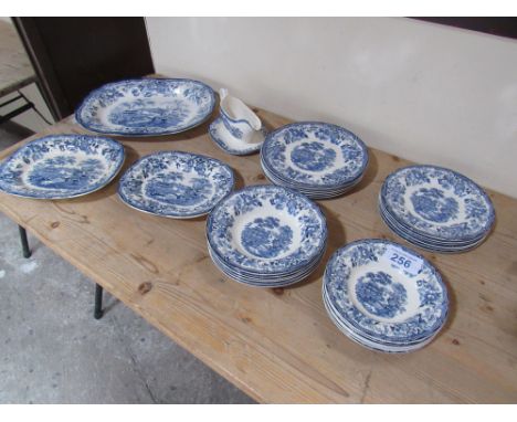  Sale Item:    CLARICE CLIFF TONQUIN DINNER WARE (AF)  Vat Status:   No Vat   Buyers Premium:  This lot is subject to a Buyer