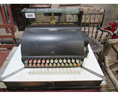  Sale Item:    CASH TILL MARBLE TOP (AF)   Vat Status:   No Vat   Buyers Premium:  This lot is subject to a Buyers Premium of