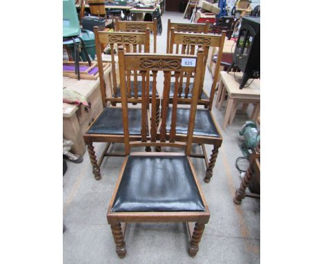  Sale Item:    6 OAK DINING CHAIRS   Vat Status:   No Vat   Buyers Premium:  This lot is subject to a Buyers Premium of 15% +