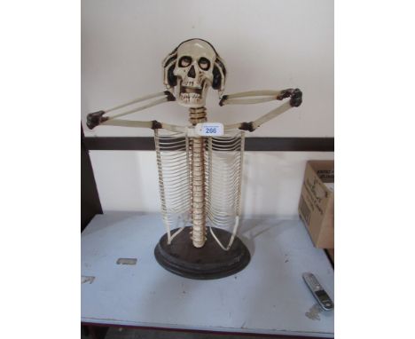  Sale Item:    36" HIGH SKELETON RECORD CD RACK   Vat Status:   No Vat   Buyers Premium:  This lot is subject to a Buyers Pre