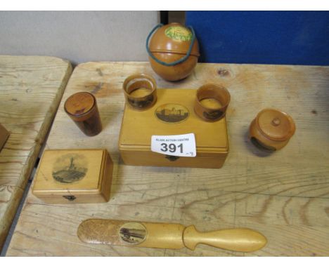  Sale Item:    8 PCS MAUCHLINE WARE (AF)   Vat Status:   No Vat   Buyers Premium:  This lot is subject to a Buyers Premium of