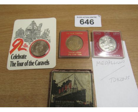  Sale Item:    BOX TOKENS MEDALLIONS ETC   Vat Status:   No Vat   Buyers Premium:  This lot is subject to a Buyers Premium of