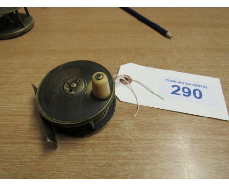  Sale Item:    BRASS FISHING REEL CHAS FARLOW MAKER 191 STRAND LONDON  Vat Status:   No Vat   Buyers Premium:  This lot is su