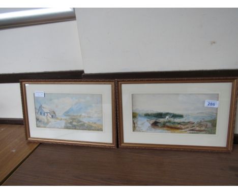 Sale Item:    PAIR W C PAINTINGS SIGNED   Vat Status:   No Vat   Buyers Premium:  This lot is subject to a Buyers Premium of