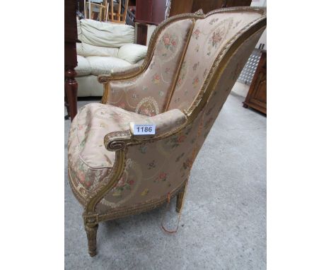  Sale Item:    GILT CHAIR   Vat Status:   No Vat   Buyers Premium:  This lot is subject to a Buyers Premium of 15% + Vat @ 20