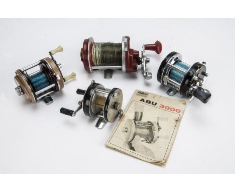 Angling Equipment, an ABU 3000 multiplier reel with manual together with a ABU Ambassadeur 5001C (some damage to body), ABU S