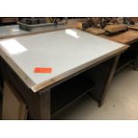 Nuare Light Drafting Tracing Table 30" X 42" w/ contents