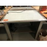 Nuarc Light Table VLT 42F with Straight Edge 30" X 42"