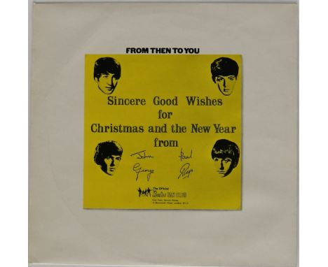 FROM THEN TO YOU - THE BEATLES CHRISTMAS RECORD 1970 - Rare original UK pressing on Apple of all the Beatles' christmas recor