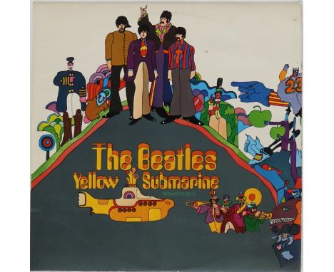 YELLOW SUBMARINE - 1ST MONO - An original copy of the hard to find 1st UK mono pressing of the 1969 LP (PMC 7070). The record