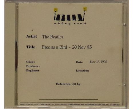 FREE AS A BIRD - CD ACETATE - Rare as hens teeth promotional CD acetate of Free As A Bird. The TDK CD-R74 disc states 'MADE I