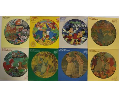 CHILDRENS - LP PICTURE DISCS - Unusual collection of 38 x picture disc releases. Titles include (Disneyland) Bambi, Raggedy A