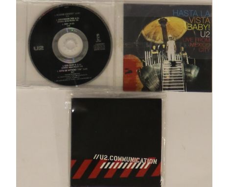 U2 - PROMO/CLUB EDITION CDs - Exceptional selection of 3 x promotional CD releases. Titles are Hasta La Vista Baby! Us Live F