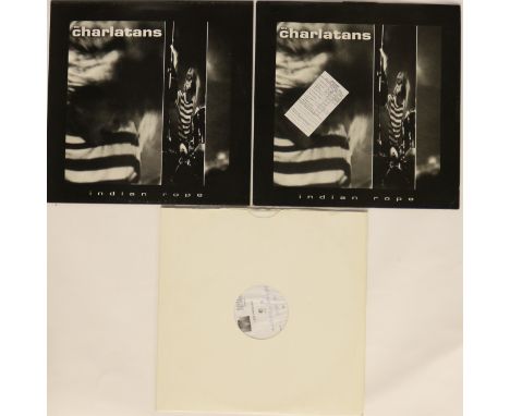 CHARLATANS "INDIAN ROPE" - a "Mayking" test pressing of their very first recording "Indian Rope" dated 27 Nov 1989. Lot also 