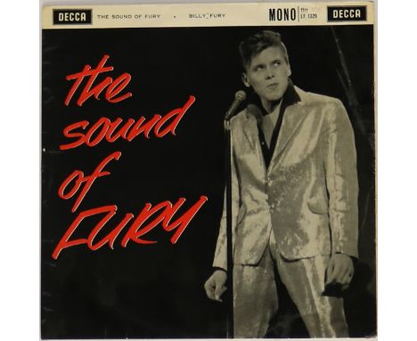 THE SOUND OF BILLY FURY (UK DECCA 10") - Tricky to source original UK 10"LP from 1962 (Decca LF 1329). The record is in VG co
