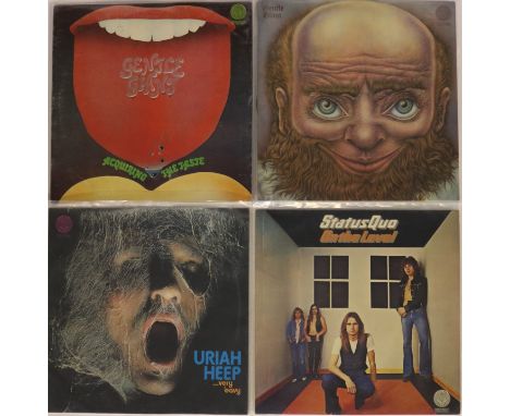 VERTIGO SWIRL LPS - OVERSEAS - Another mega selection of 4 x (overseas issued) LPs. Titles are Gentle Giant (x2) - S/T (Germa