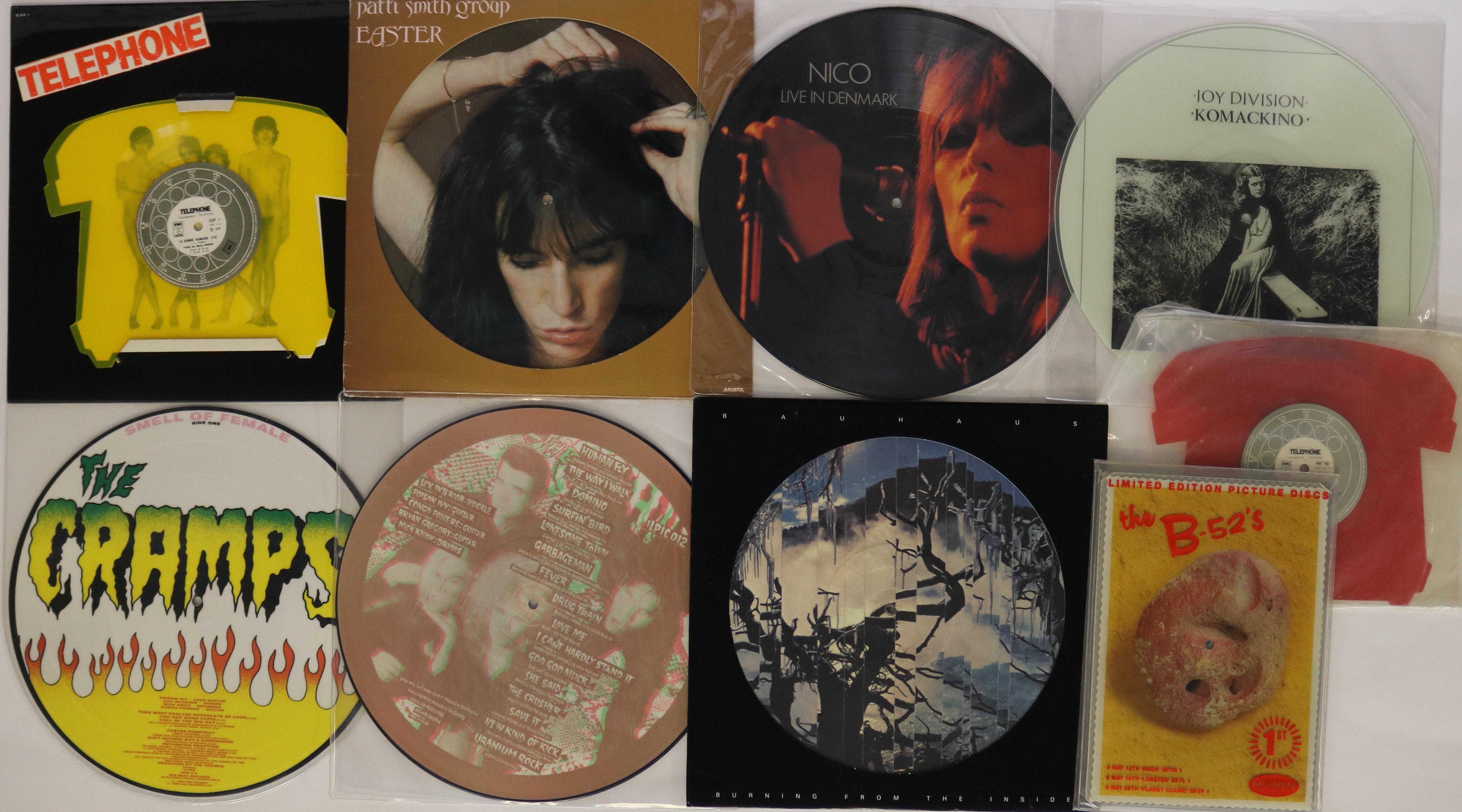 NEW WAVE/PUNK/INDIE - PICTURE DISCS - Unprecedented collection of 62 x ...