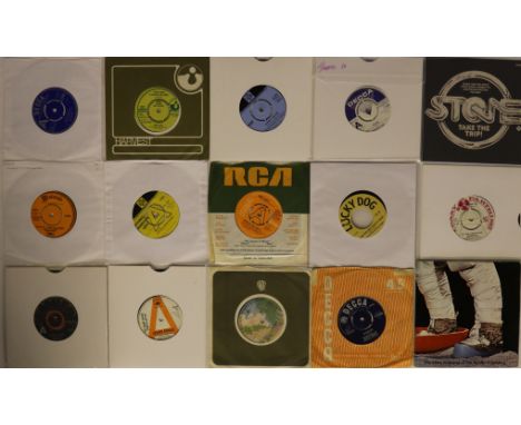 60s BEAT/ROCK/THEMES - Thunderous collection of 68 x 7" cuts. Artists/titles include Tom Jones - Thunderball (demo F 12292), 