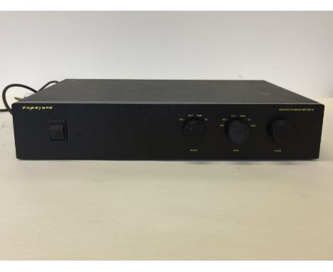 HIFI AUDIO - an Exposure Regulated Integrated Amplifier XX. Serial No 1332x