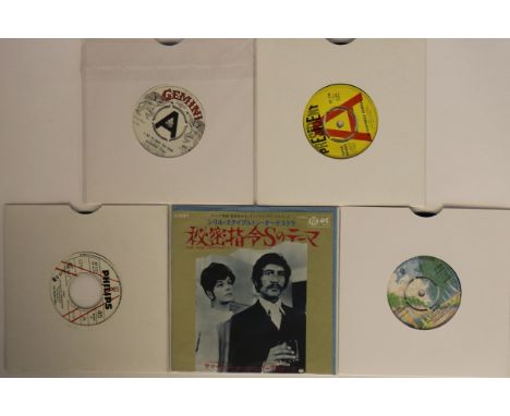 THEMES/BREAKS/PSYCH - Tremendous selection of 5 x rare 45s from the underground world of soundtracks. Titles are Alexander St