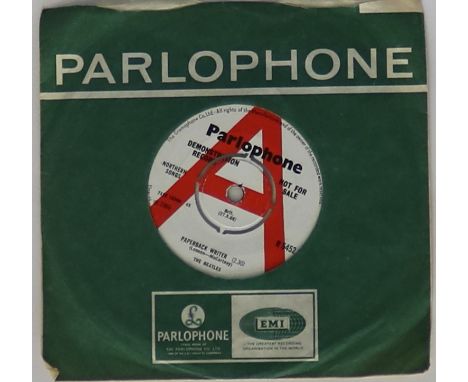 PAPERBACK WRITER - UK 7" DEMONSTRATION - Another very rare original UK 7" demo with Paperback Writer c/w the fantastic 'Rain'