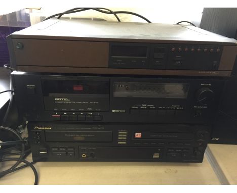 HIFI AUDIO - collection of audio equipment to include a Pioneer PDR-W739 Compact Disc Recorder / Multi CD Changer, a Proton A