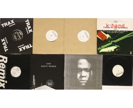 HOUSE/TECHNO/R&B - Ace collection of around 100 x (mainly) 12" cuts. Expect artists such as Hieroglyphic Being, Sante, K-Hand