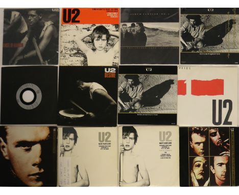 U2 - 7" RELEASES - Superb collection of 20 x 7" releases that includes limited edition releases/sets. Titles include Angel Of