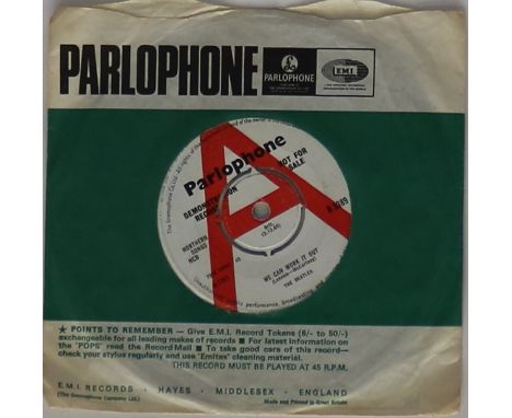 WE CAN WORK IT OUT/DAY TRIPPER - UK 7" DEMONSTRATION - Fantastic 'double A side' 7" demo of We Can Work It Out c/w Day Trippe